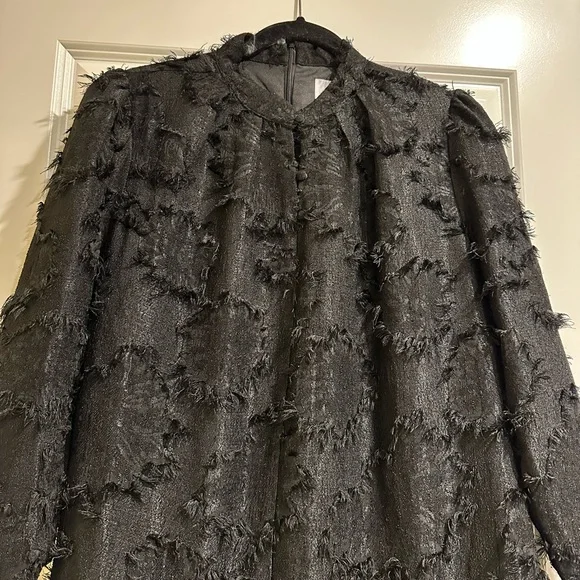 Black feathered Dainty Jewells dress - Picture 3 of 5